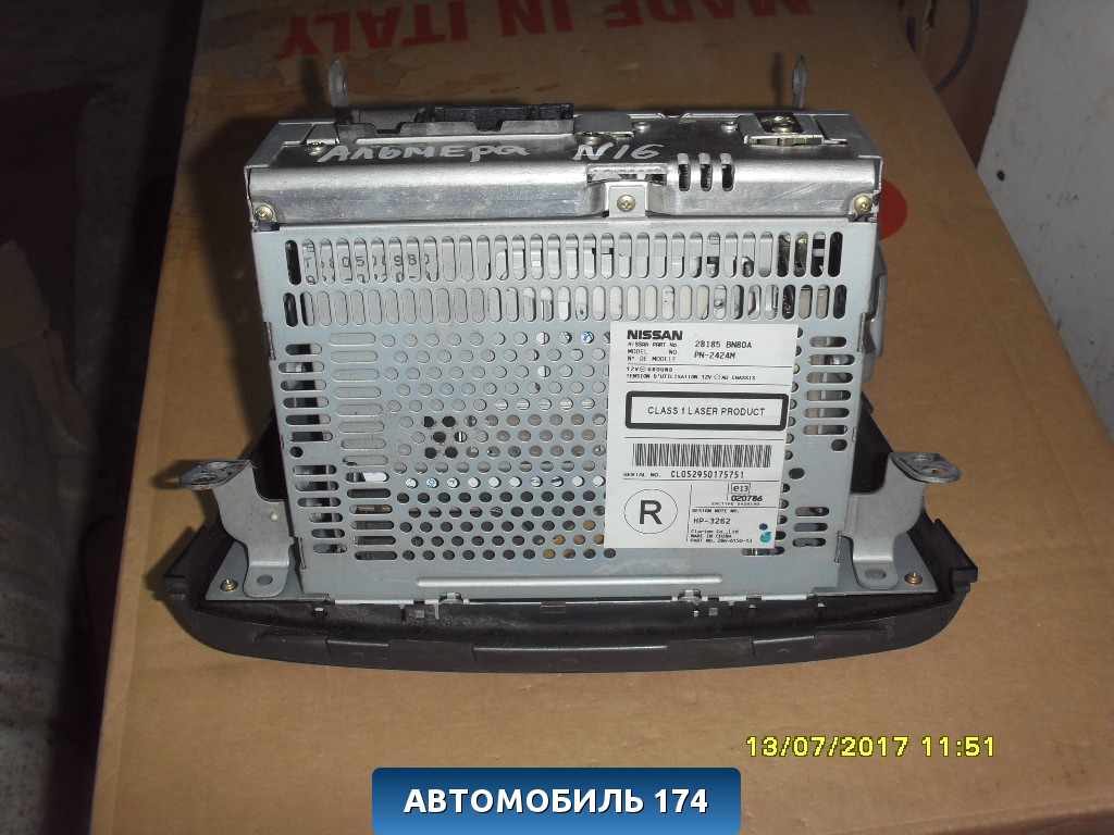 Магнитола Almera N16 2000-2006 Альмера